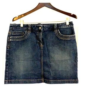 Denim Jean mini skirt Loft